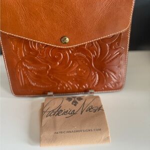 Patricia Nash Tan Embossed Leather Bag